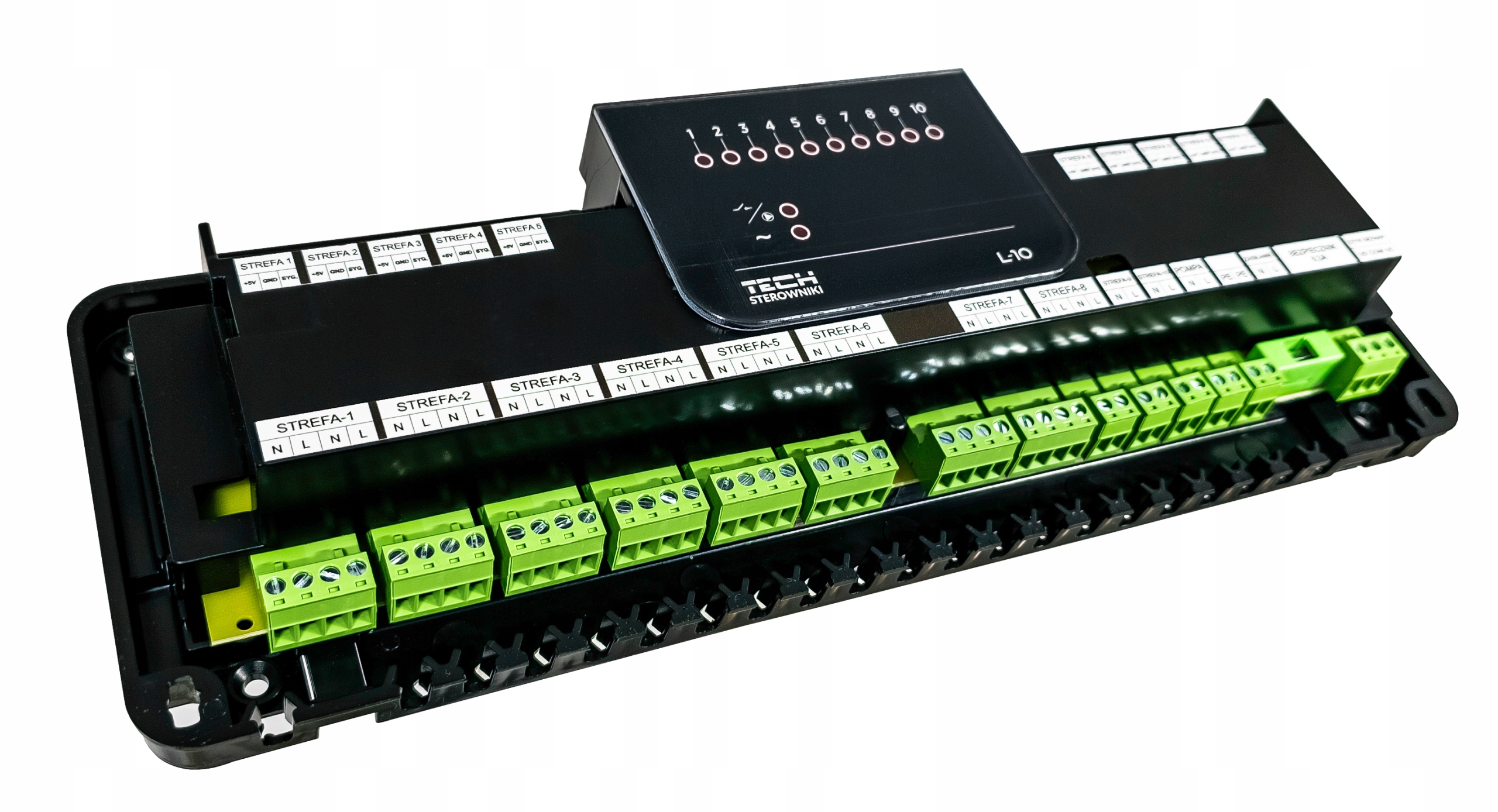 STEROWNIK LISTWA ZAWORÓW TERMOSTATYCZNYCH PRZEWODOWY L-10 TECH Typ pieca dwufunkcyjny dwufunkcyjny z zasobnikiem cwu jednofunkcyjny komora spalania