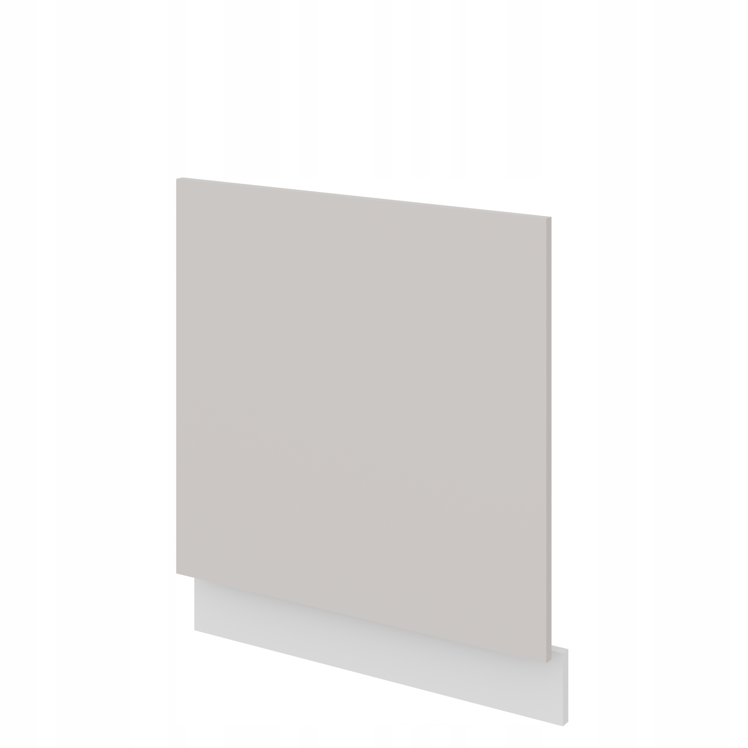 Panel, přední část pro vestavnou myčku nádobí 60 cm, přední část 570 x 596 mm Kašmír Bílá