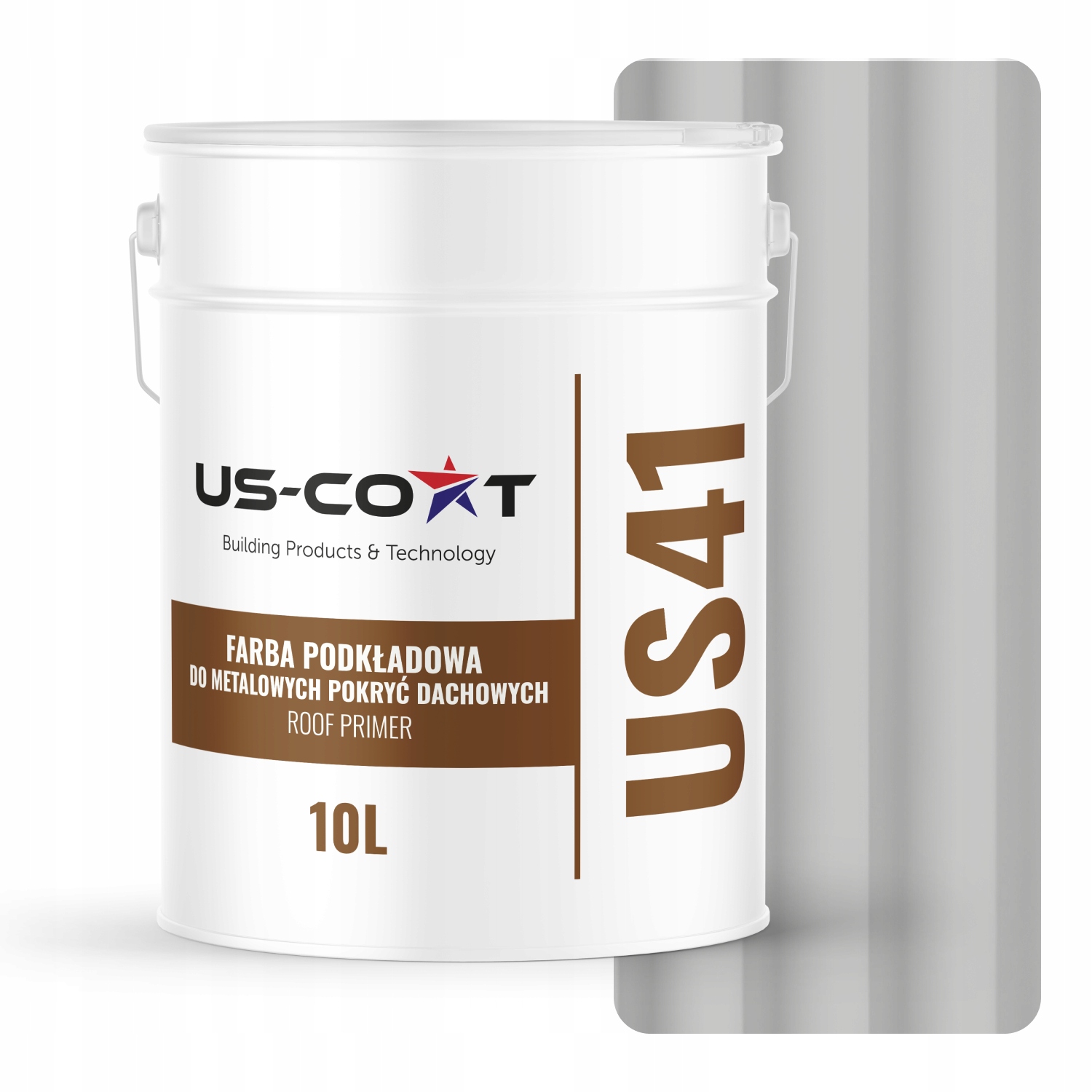 Farba Na Strechu Podkladová Pozinkovaná Oceľ Šedá Mliečna Ral 7047 10 L Mat