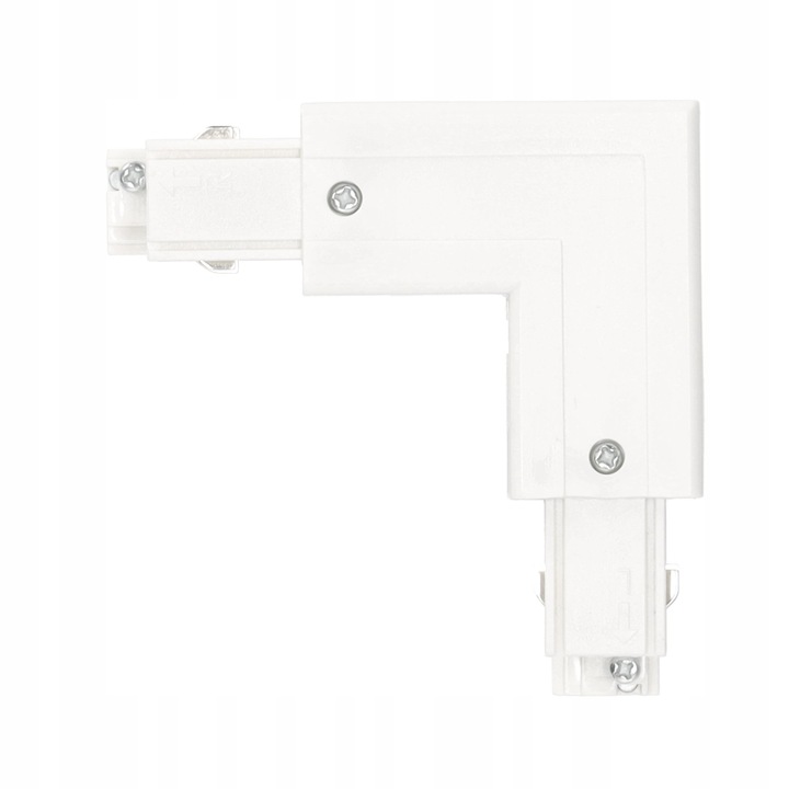 Łącznik 'L' LEWY do Łączenia Szyn Zewnętrzny BIAŁY Marka Kobi