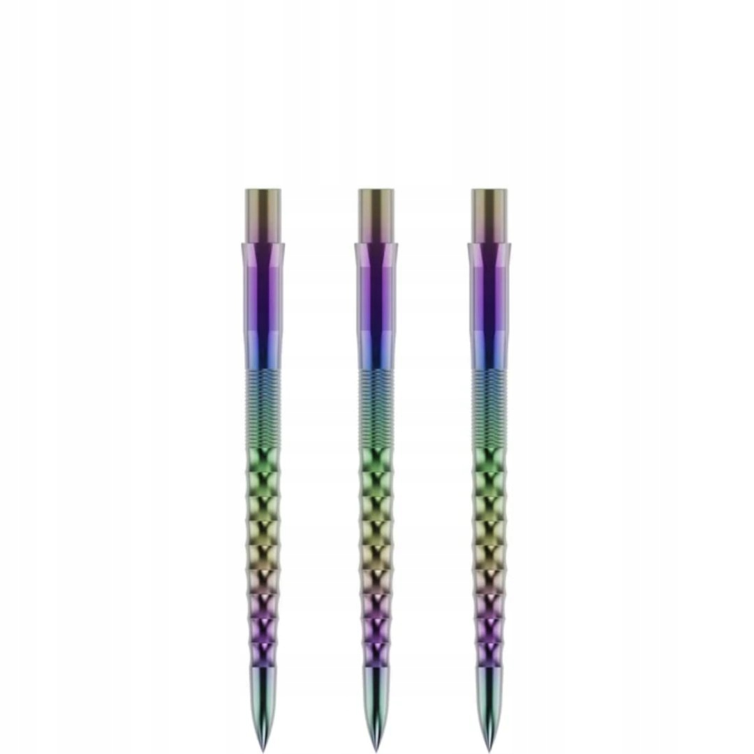 Końcówki metalowe Caliburn Ripple Coral 32 mm