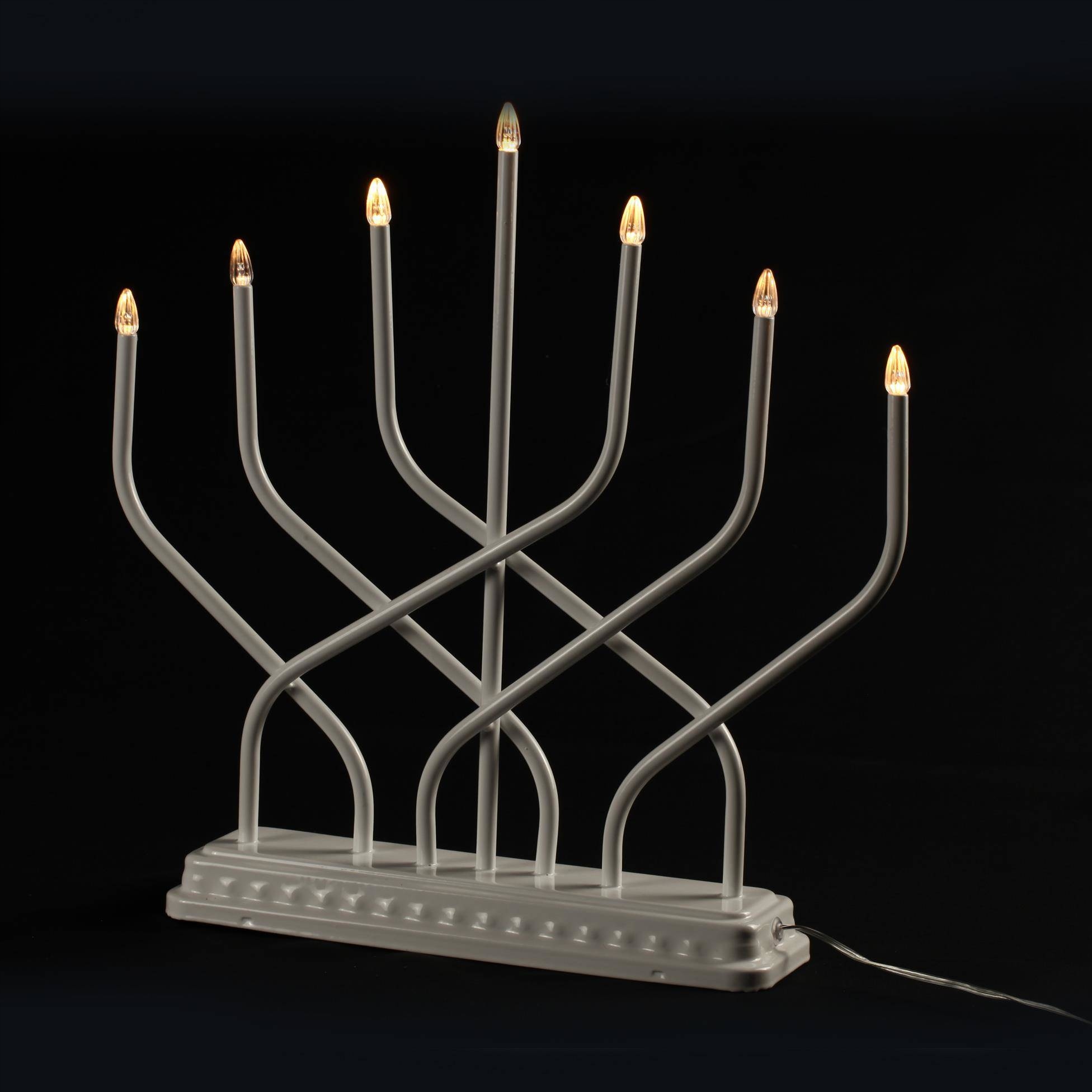 

Świecznik Świąteczny na baterie 7 lampek Led