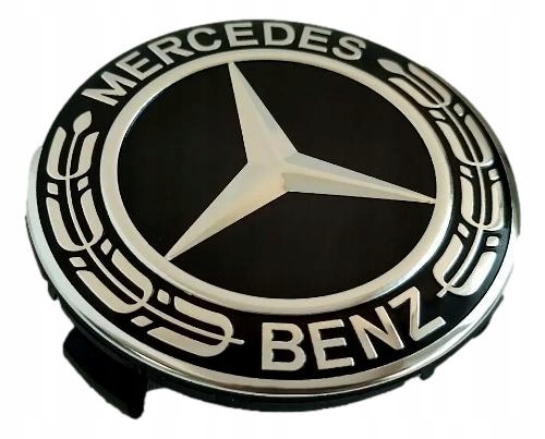 Mercedes Víčko ráfků poklice černý Originál