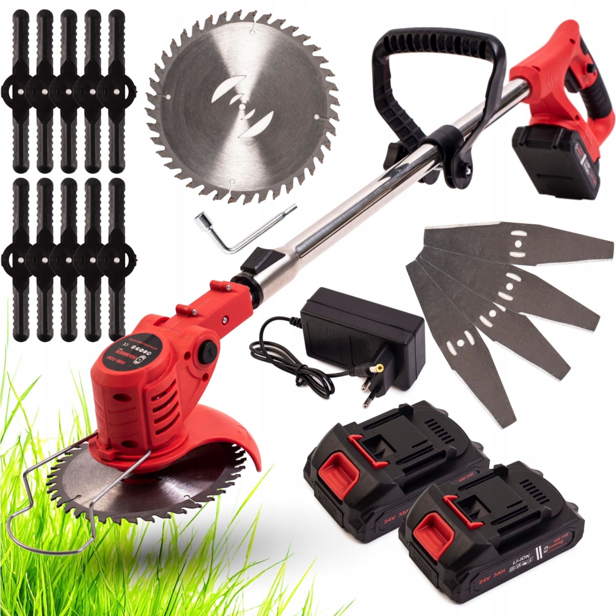 Podkaszarka Akumulatorowa Elektryczna Kosiarka Ogordowa Kosa Bezprzewodowa