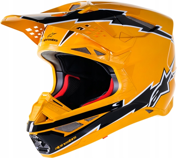 Prilba Alpinestars SM10 Supertech M10 Ampress čierno/žltá XL