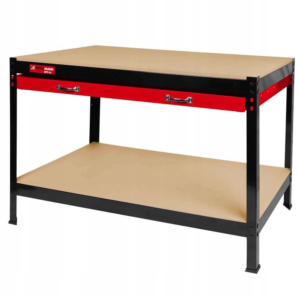 Pracovní stůl na nářadí šuplík kovová 100 kg Mdf Holzmann