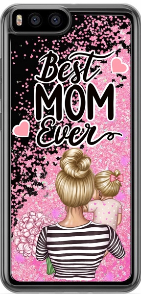 

Etui płynny brokat Mama Córka do Xiaomi Mi 6