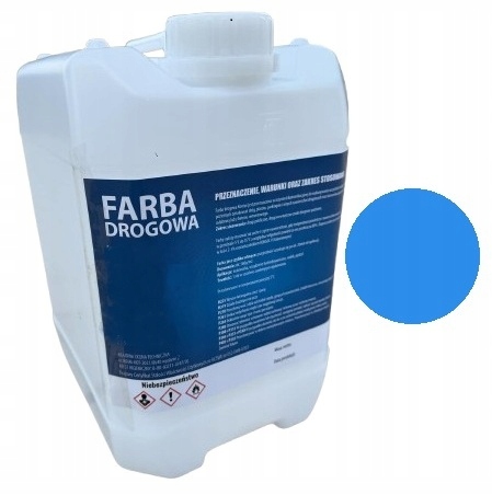 Farba drogowa niebieska również betonu beton 5kg 5 kg 3.5l 3.5 litrów