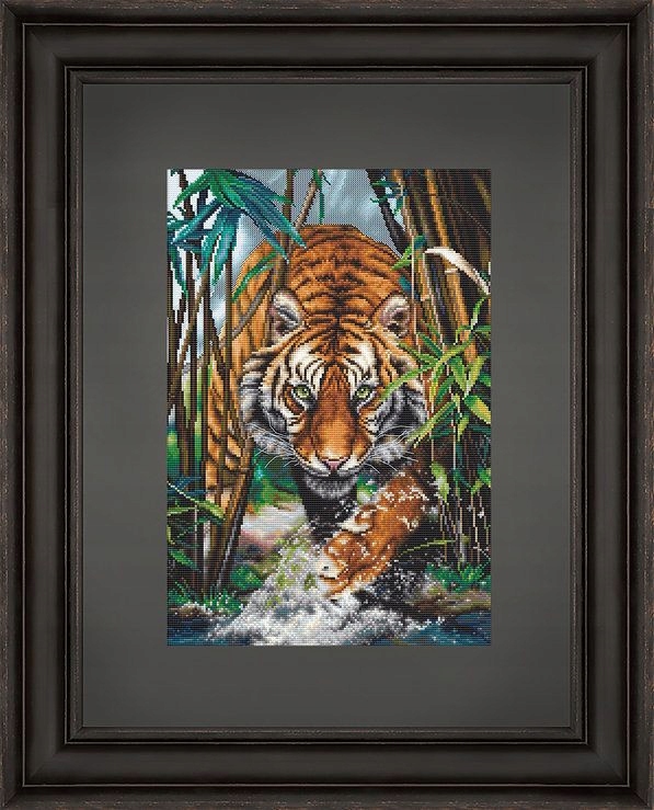 Křížková výšivka počítaná sada (kanva, mulina)