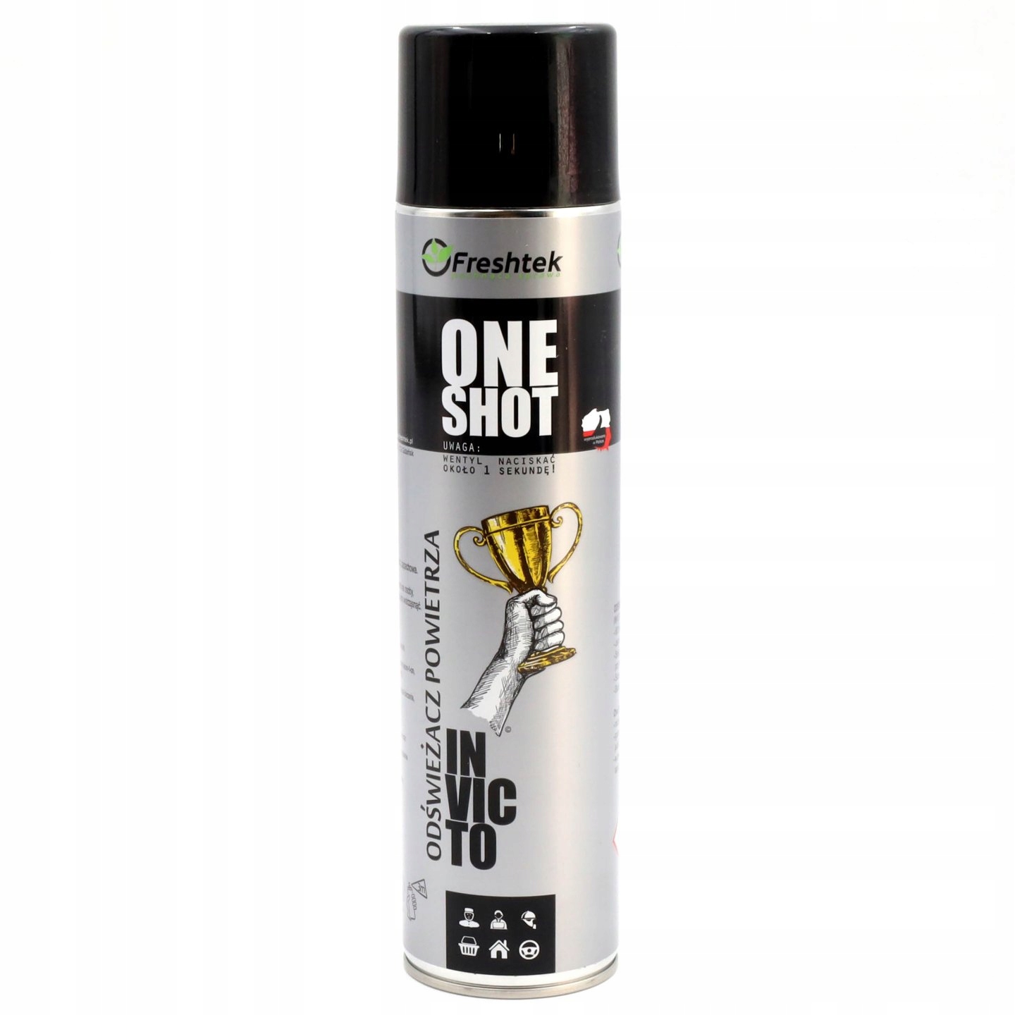 Odświeżacz Powietrza Freshtek One Shot Invicto 600 ml