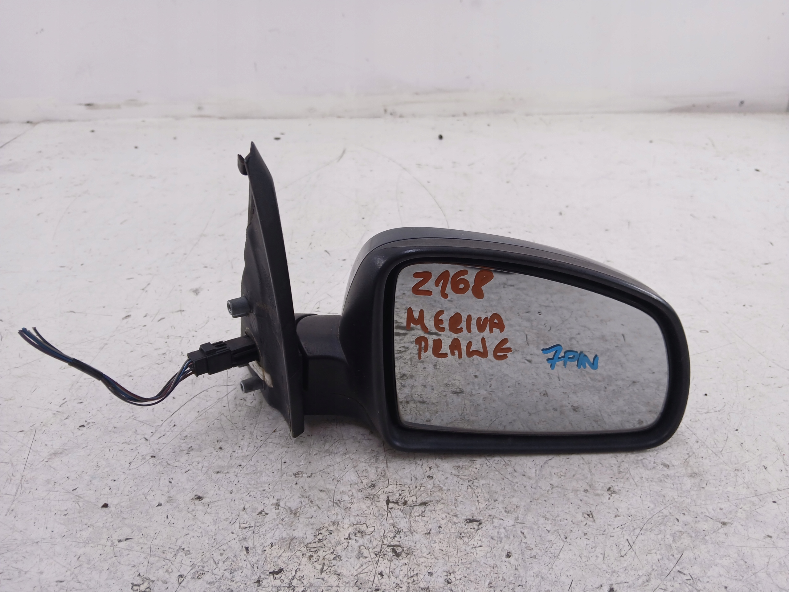 OPEL MERIVA A mirror right 7 PIN Z168