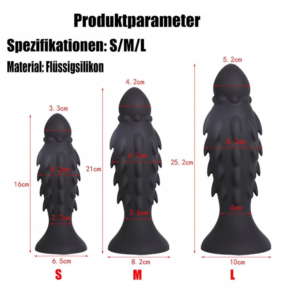 KUAECR Realistyczny Silikonowy Dildo Potwór Z Przyssawką Dla Kobiet — miniatura 2