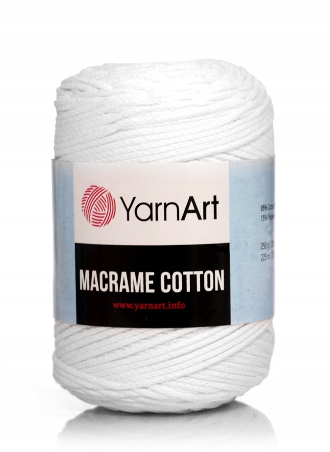 YarnArt Macrame Cotton Nr 751 Biel Inne