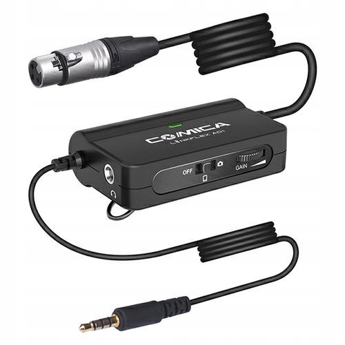 Adapter audio Xlr do 3,5mm Comica LinkFlex AD1 do iOS i Android