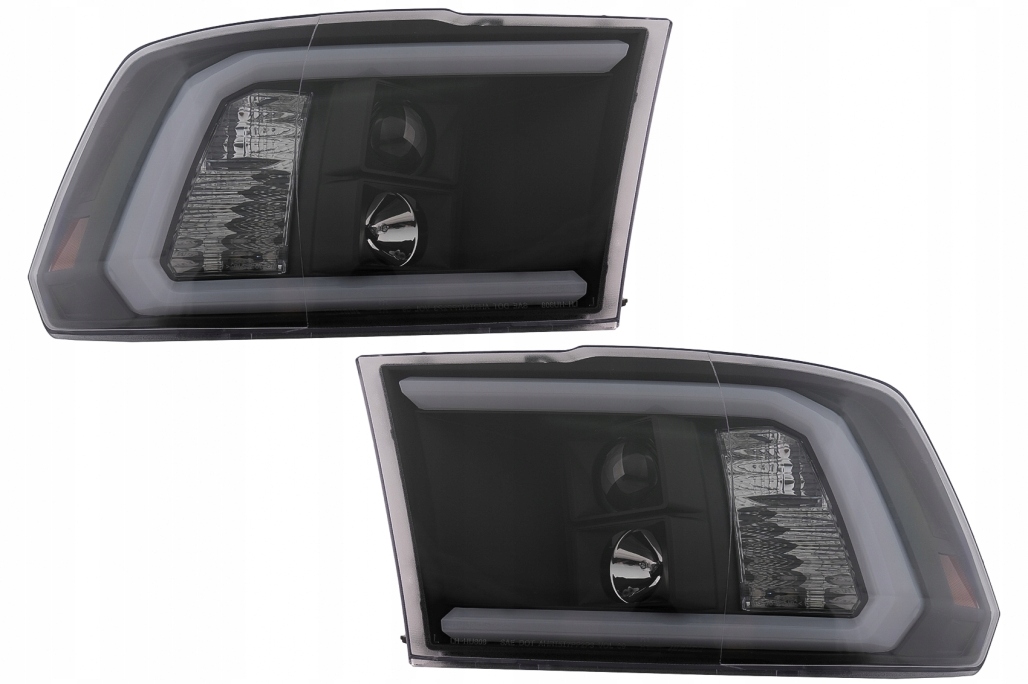 LAMPY PRZEDNIE LED DODGE RAM IV (2009-2018) BLACK Rodzaj świateł mijania LED