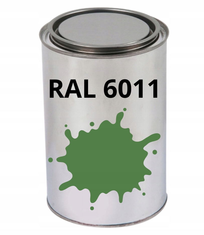 Lakier Akrylowy Ral 6011 Mat Seledynowy Groszkowy Akryl Gotowy Do Użycia 1L