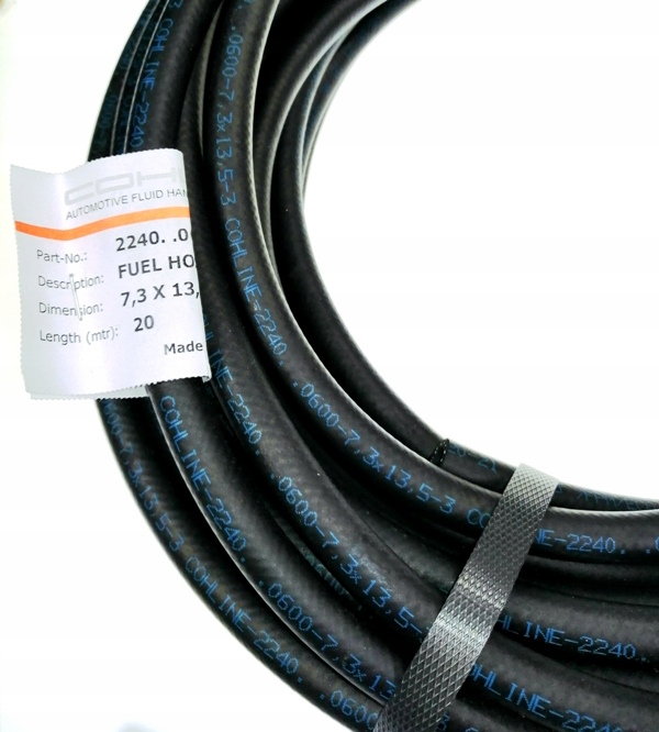 2240.0800-3 - Шланг кабель 9. 3x15mm Fkm / ARAMID OE Roll 3 meters