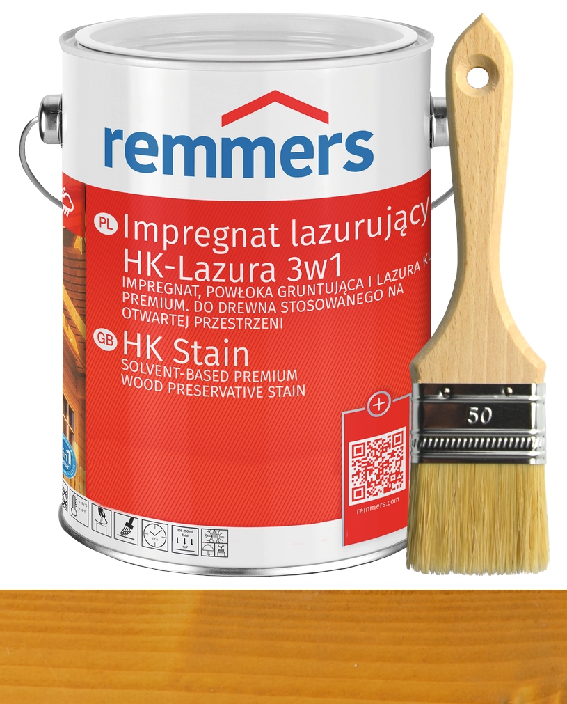 

Remmers Hk-lasur lazura do drewna 5L Dąb jasny