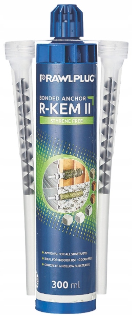 

Kotwa chemiczna Rawplug bez styrenu R-kem-ii 300ml