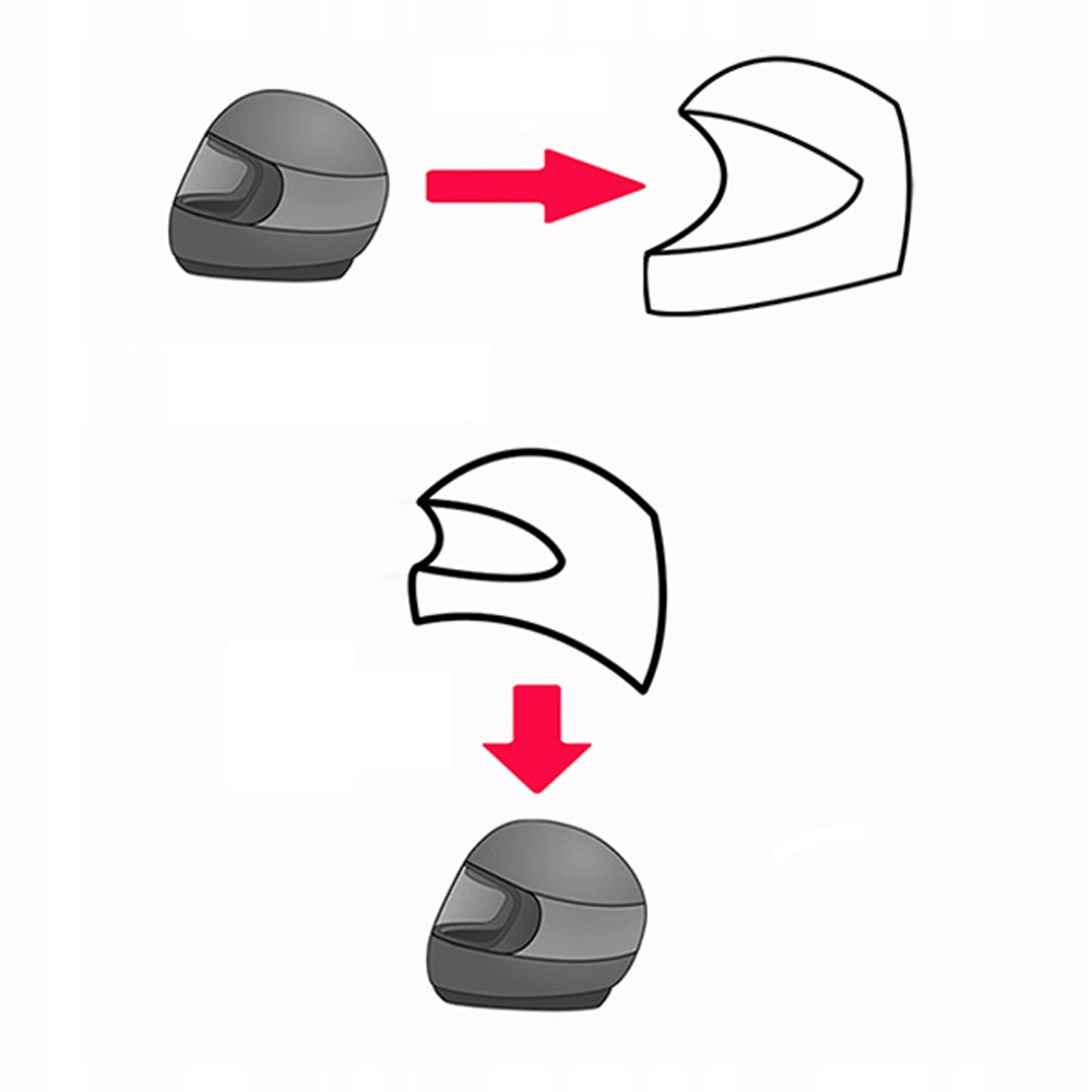 CZAPKOKASK NAKŁADKA NA KASK MOTOCYKLOWY POKROWIEC Producent bez marki