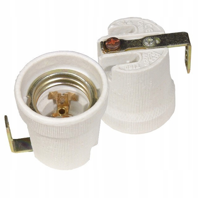 

Oprawka ceramiczna E27 LH-E27F z uchwytem bocznym