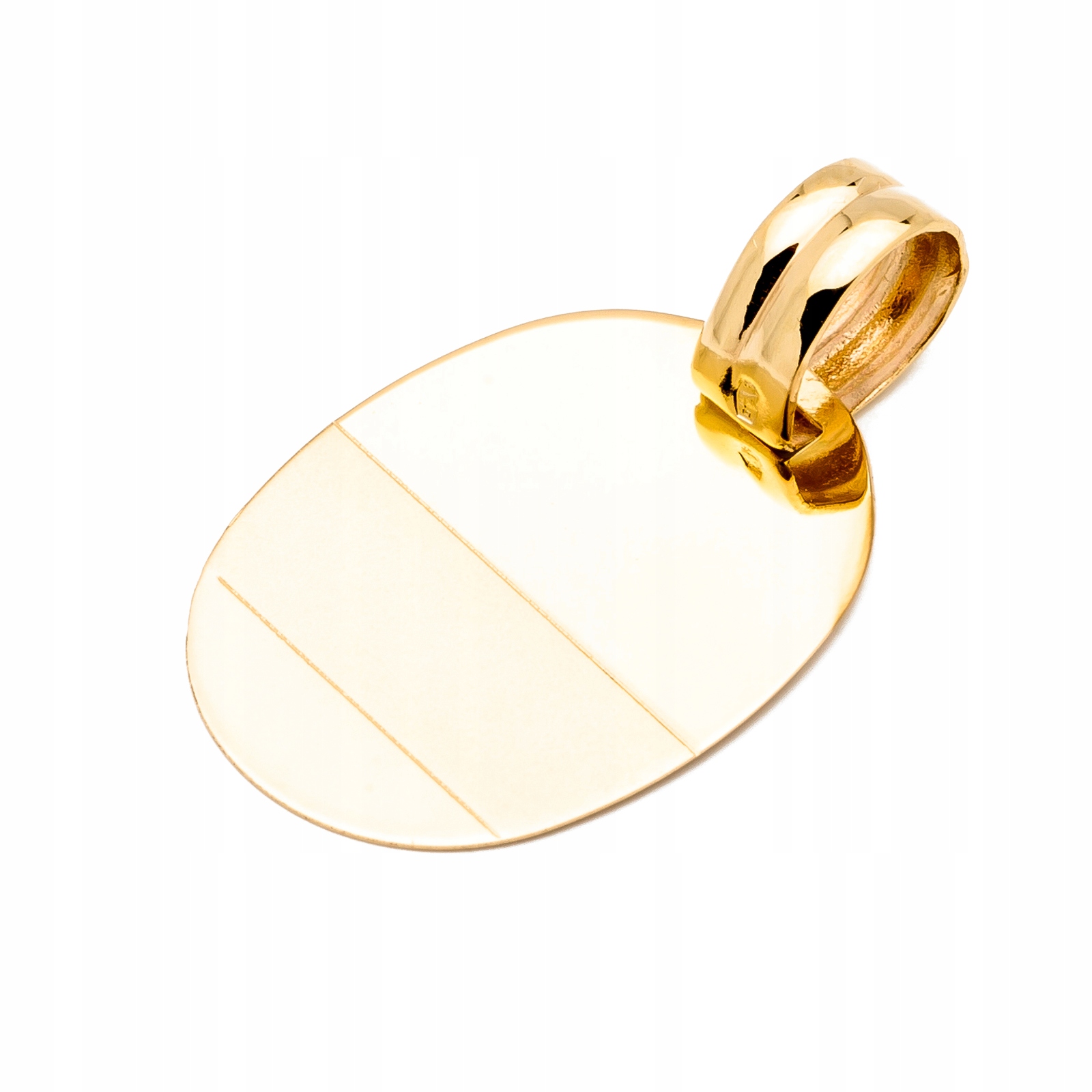 ZŁOTA 585 ZAWIESZKA BLASZKA NIEŚMIERTELNIK GRAWER GRATIS