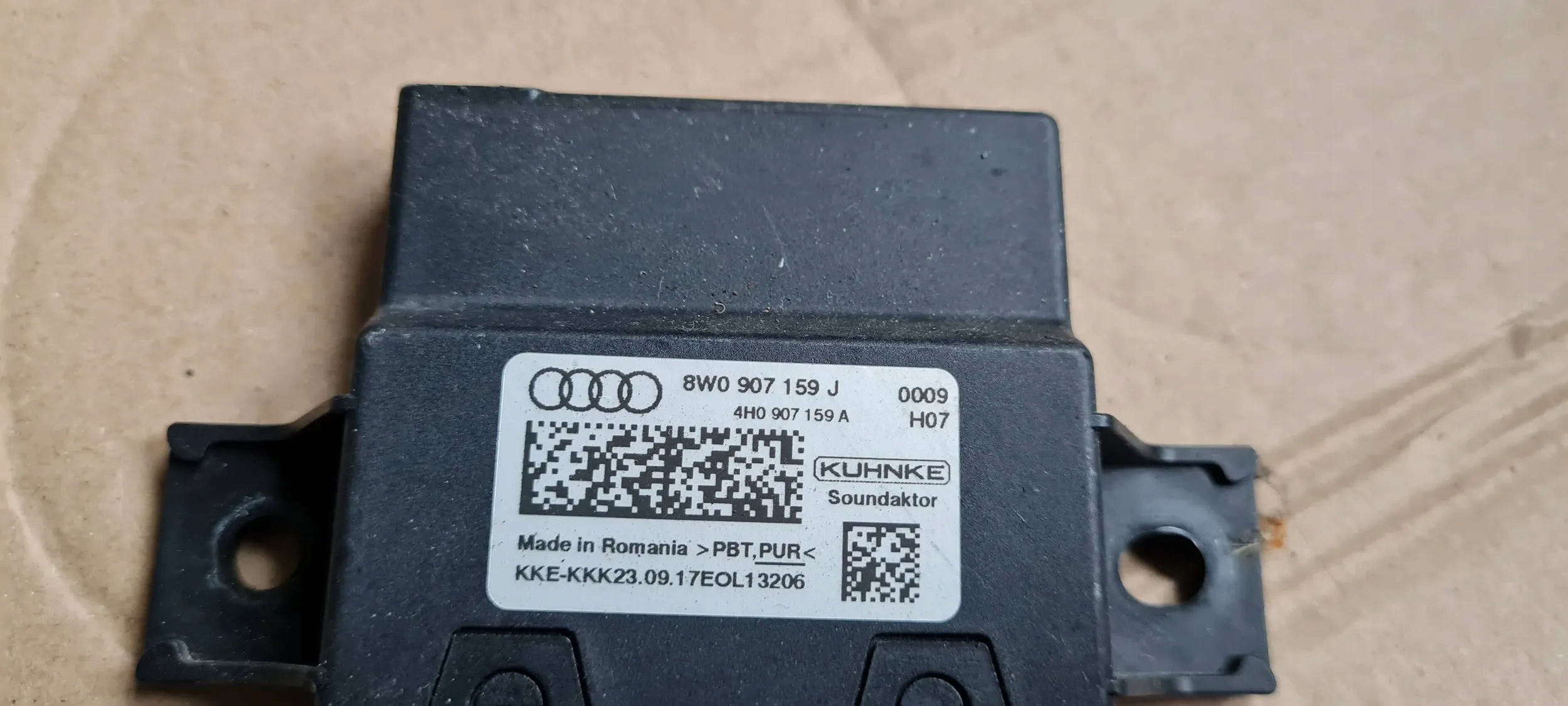 A5 8W module control unit DZWIEKU connecting spoiler 8W0907159J A4 B9 8W