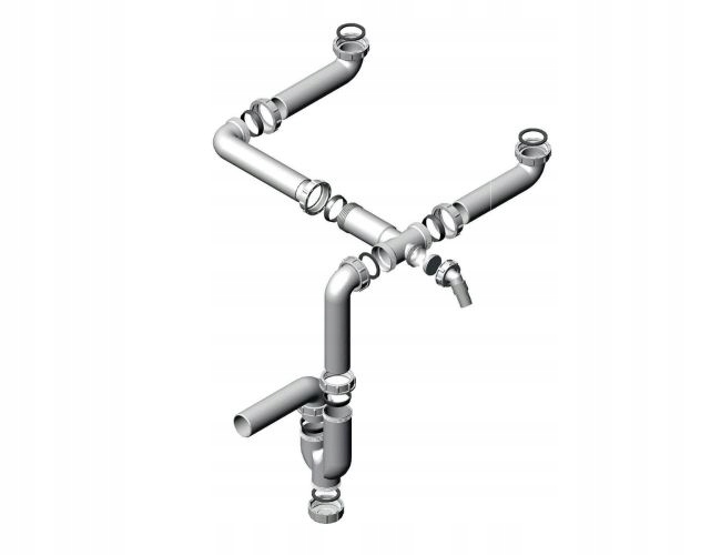 Alveus Pojedynczy syfon 114-PP 1130537