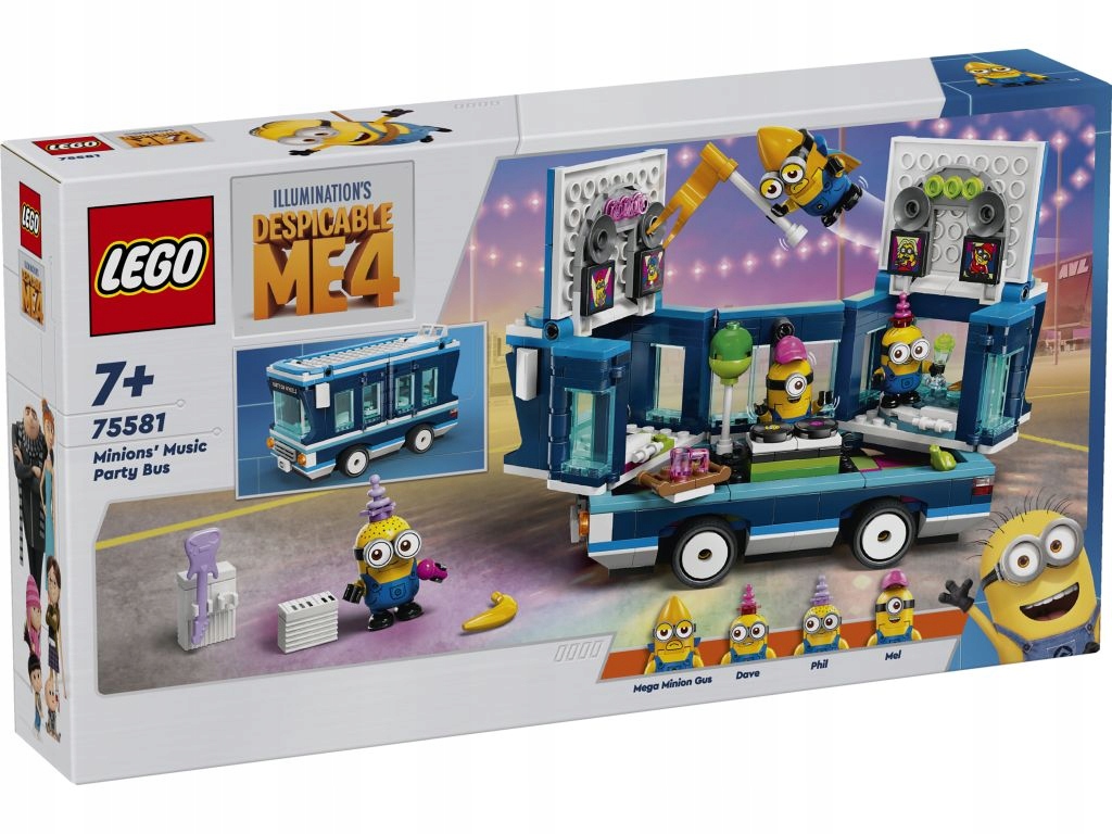 Lego 75581 Despicable Me Party autobus minionů