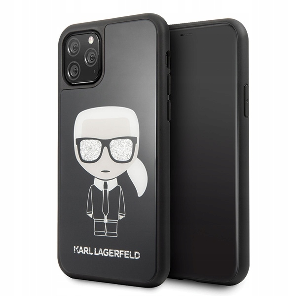Karl Lagerfeld KLHCN58DLFKBK iPhone 11 Pro černý/black hard case Iconic Ka