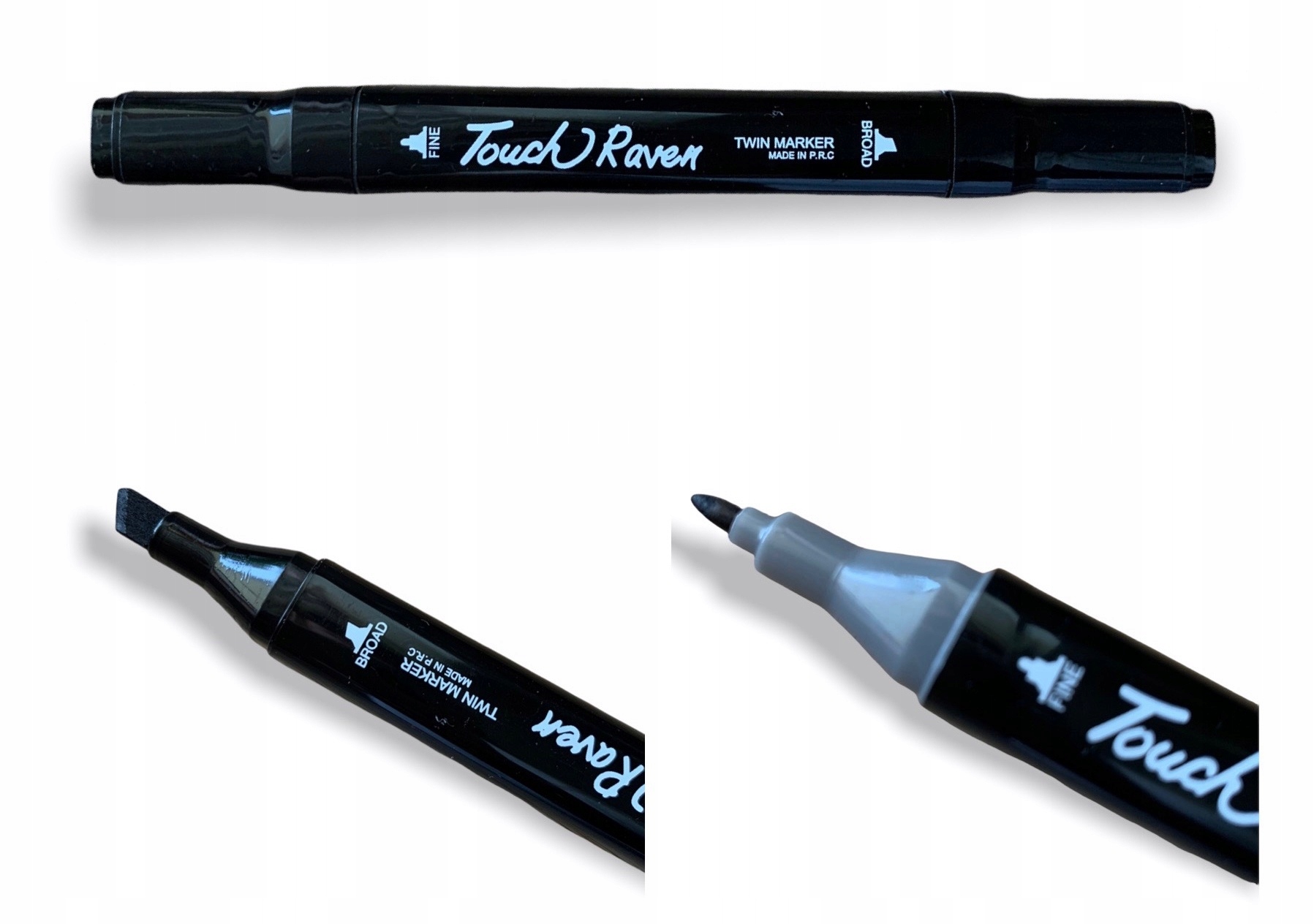 

Pisak Dwustronny Marker Znacznik Czarny