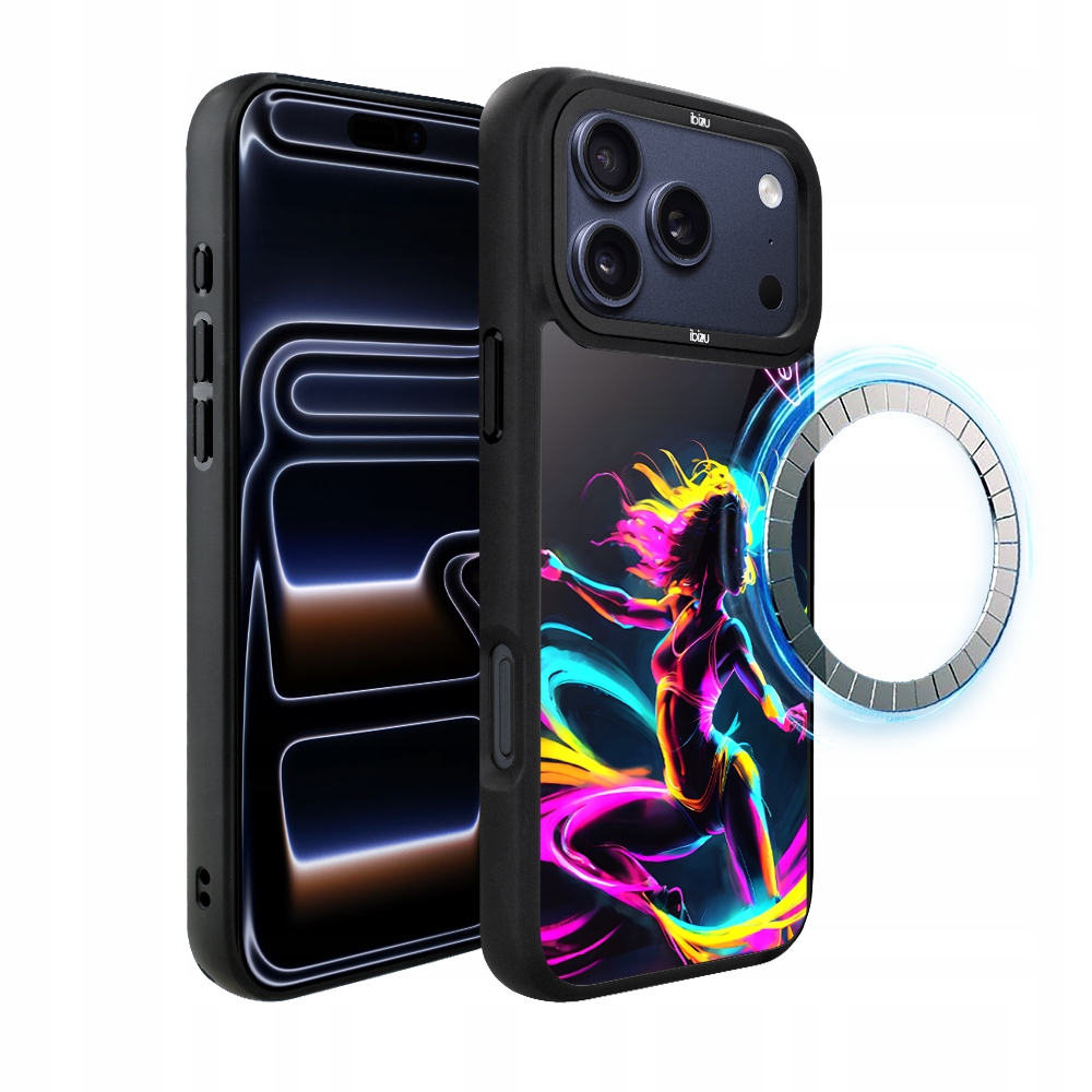 Pouzdro pro iPhone 17 Pro Ibizu DropGuard Matt s MagSafe, taneční rytmus