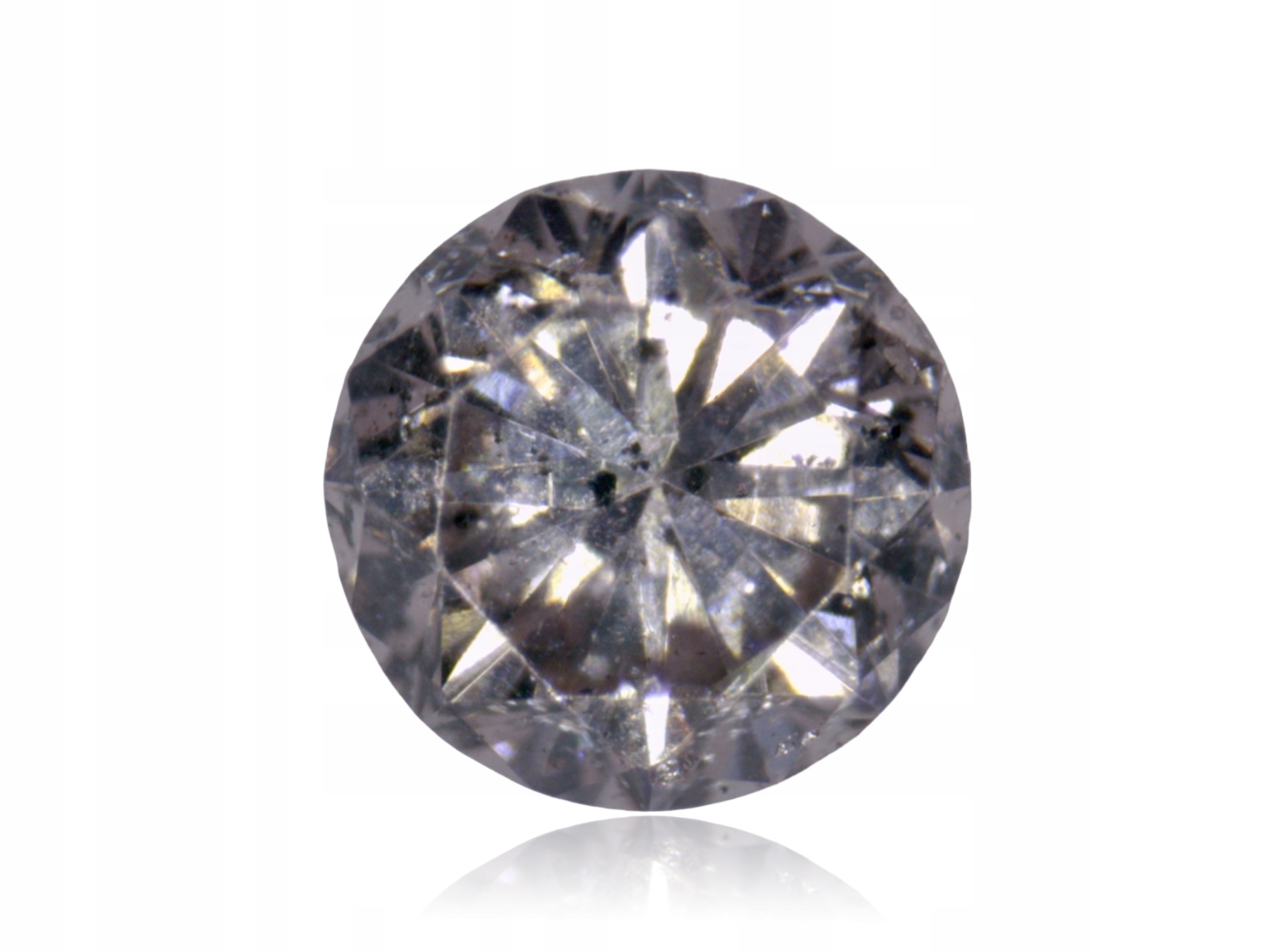 Přírodní Diamant 0.03ct Hnědý Briliant SI1 eCertifikát Wbd