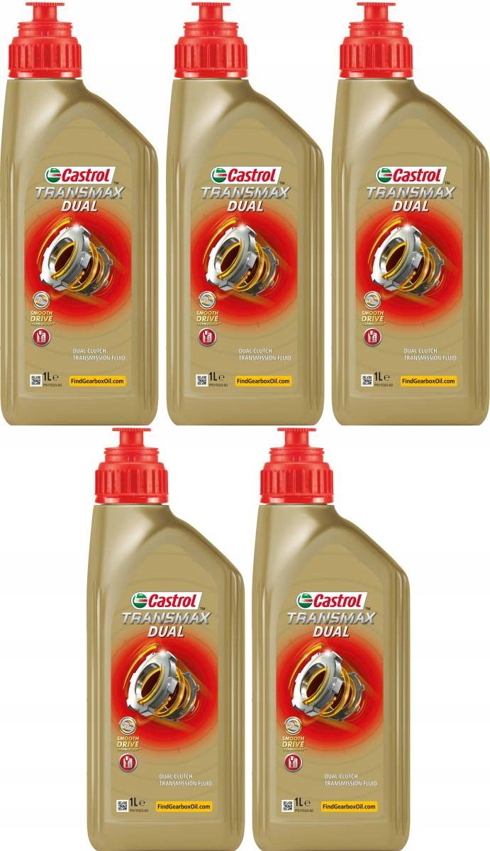5x Olej Castrol Prevodový Transmax Dual 1L Dsg