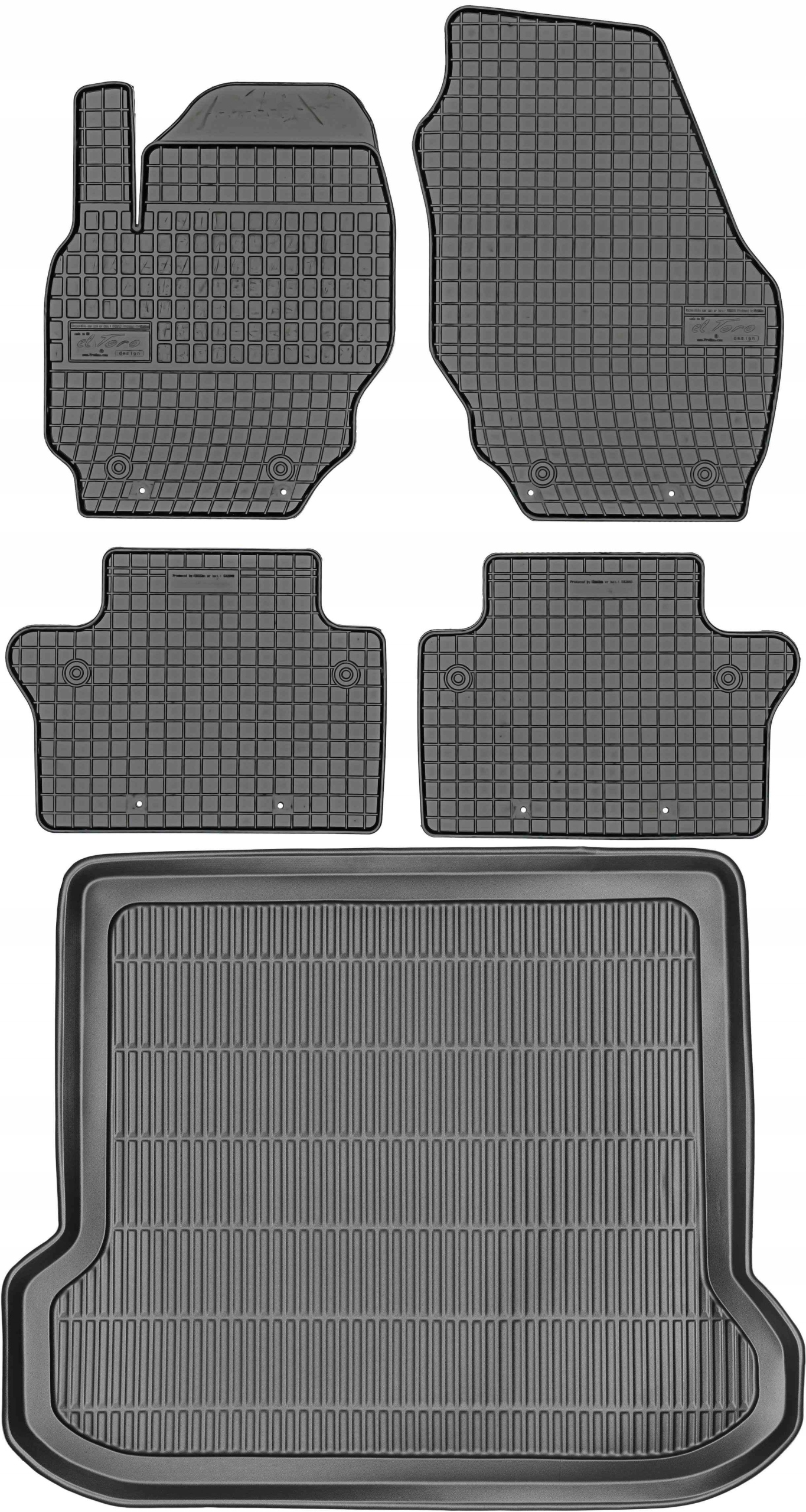 Volvo V70 III Kombi 11-16 Gumové rohože rohož