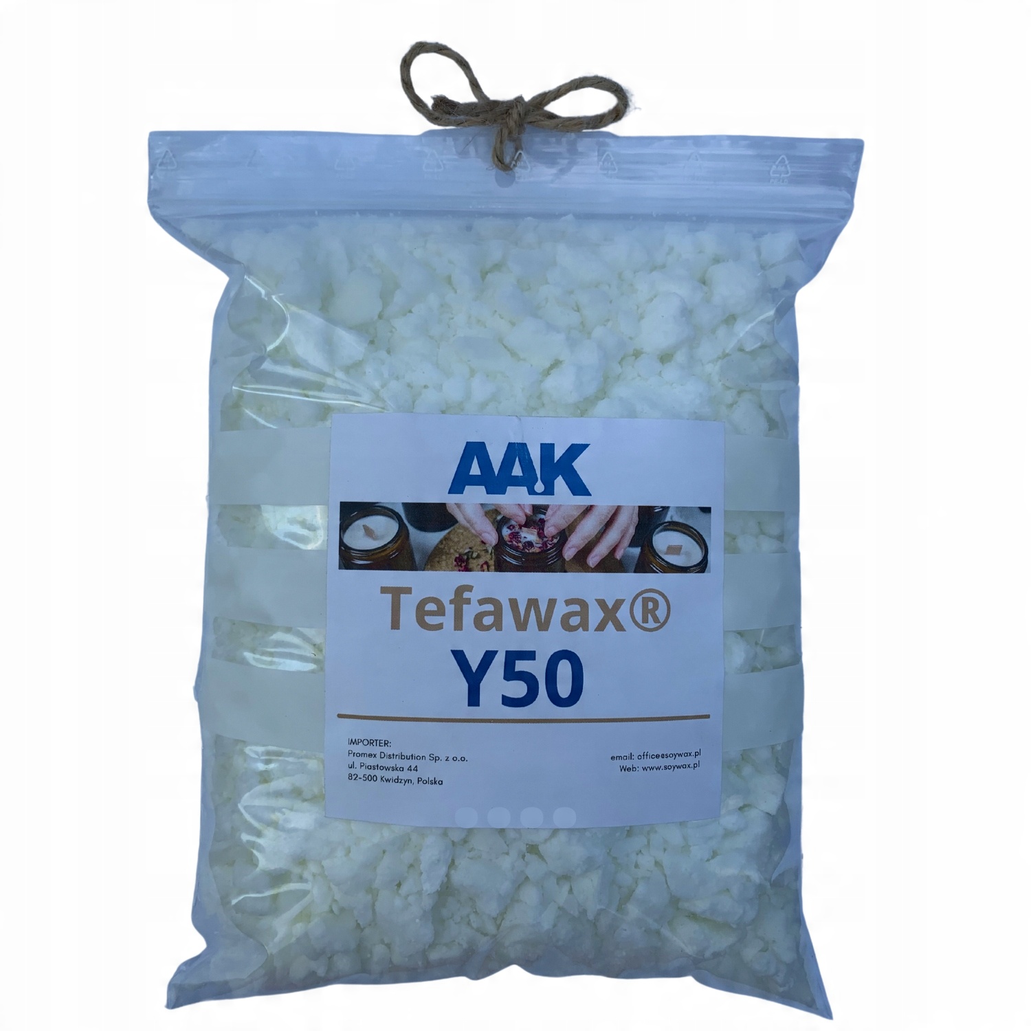 

Wosk Sojowy Y50 Aak do świec 100% soi noGMO