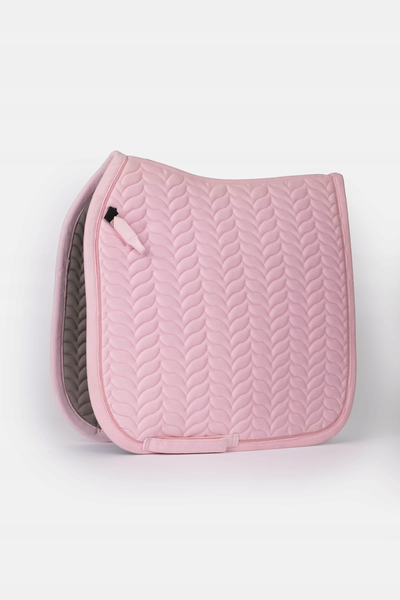 Podsedlová Dečka pro koně Horze Velvet Wave 26SS jezdecký velurový růžový Dr