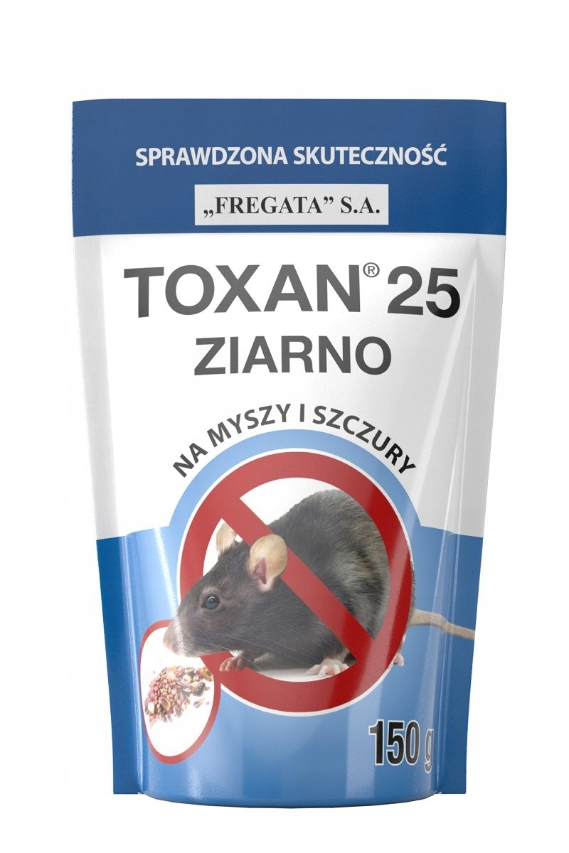 

Trutka na myszy Toxan ziarno 150g