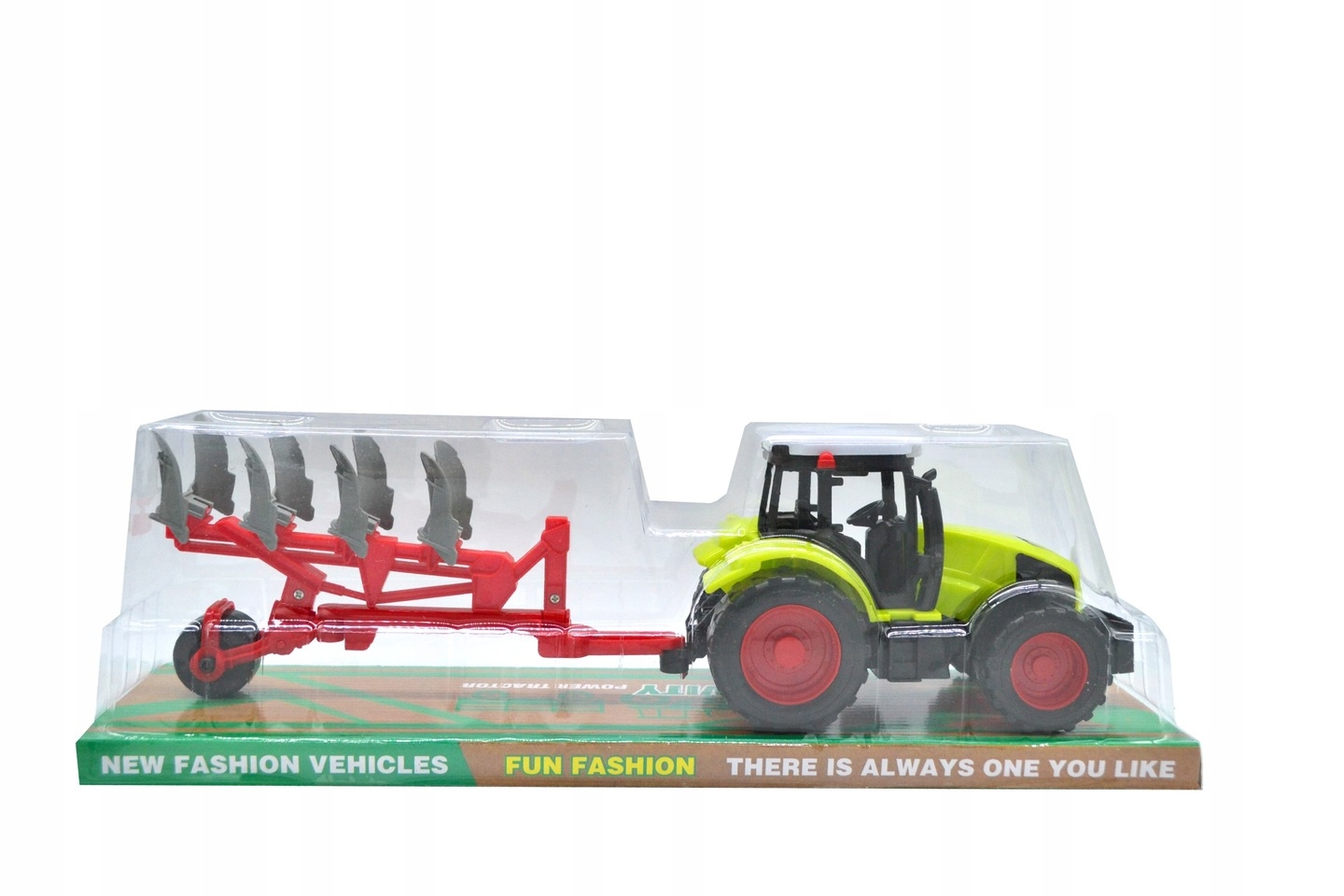 TRAKTOR Z NAPĘDEM + MASZYNA ROLNICZA PŁUG 6133.PREZENT Model traktor