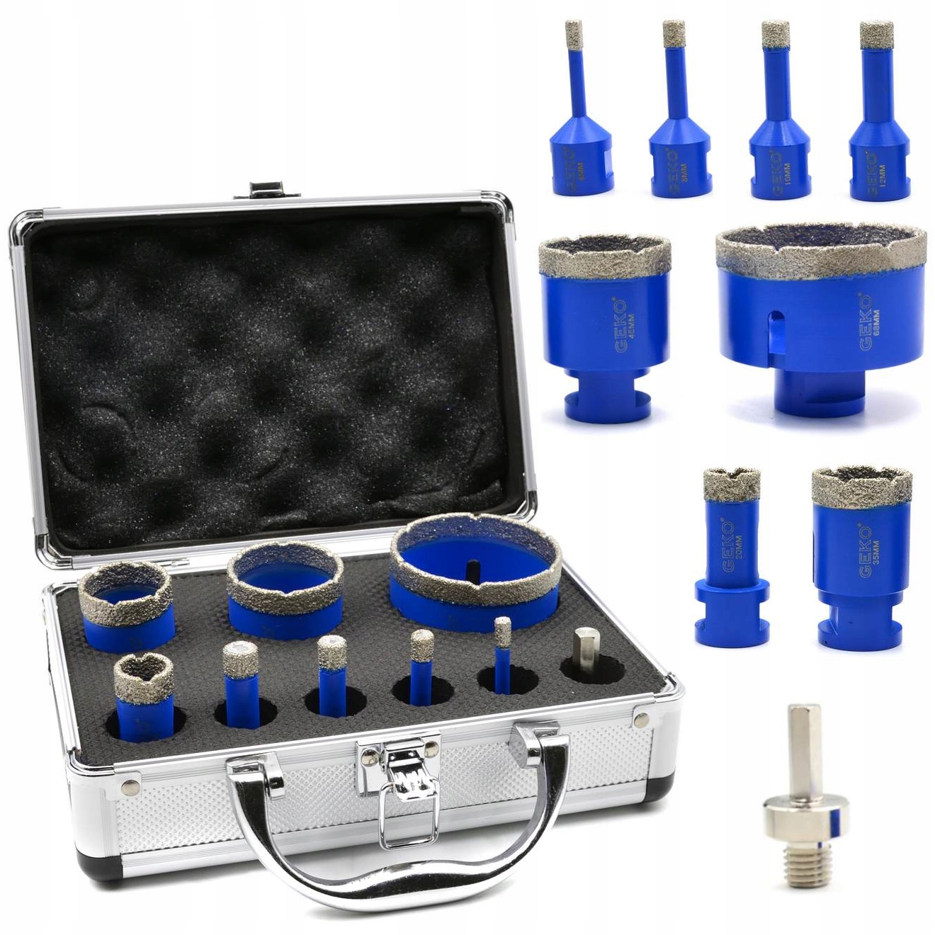 ZESTAW OTWORNIC DIAMENTOWYCH GRESU 9el 6-68mm M14