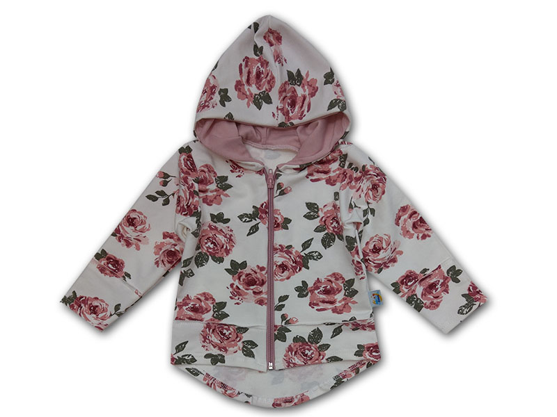

Bluza dziecięca zapinana na zamek Róża 80
