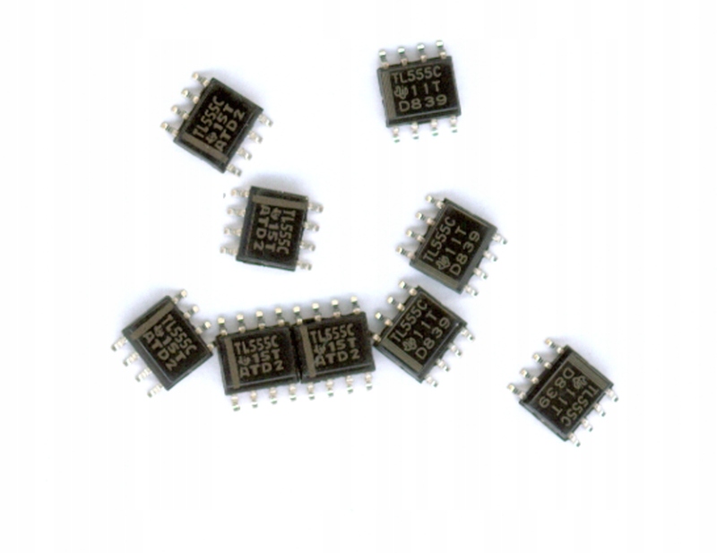 [4 szt.] NE555 TL555C TEXAS INSTRUMENTS CMOS SMD UKŁAD SCALONY