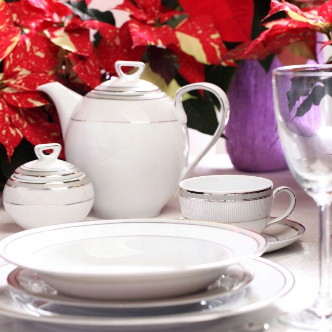 E685 Garnitur Do Kawy 6/22 Julia Yvonne Polska Porcelana Chodzież Ćmielów