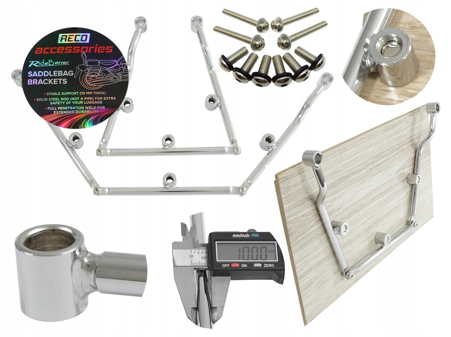 stelaże pod sakwy uniwersalne regulowane motocykl