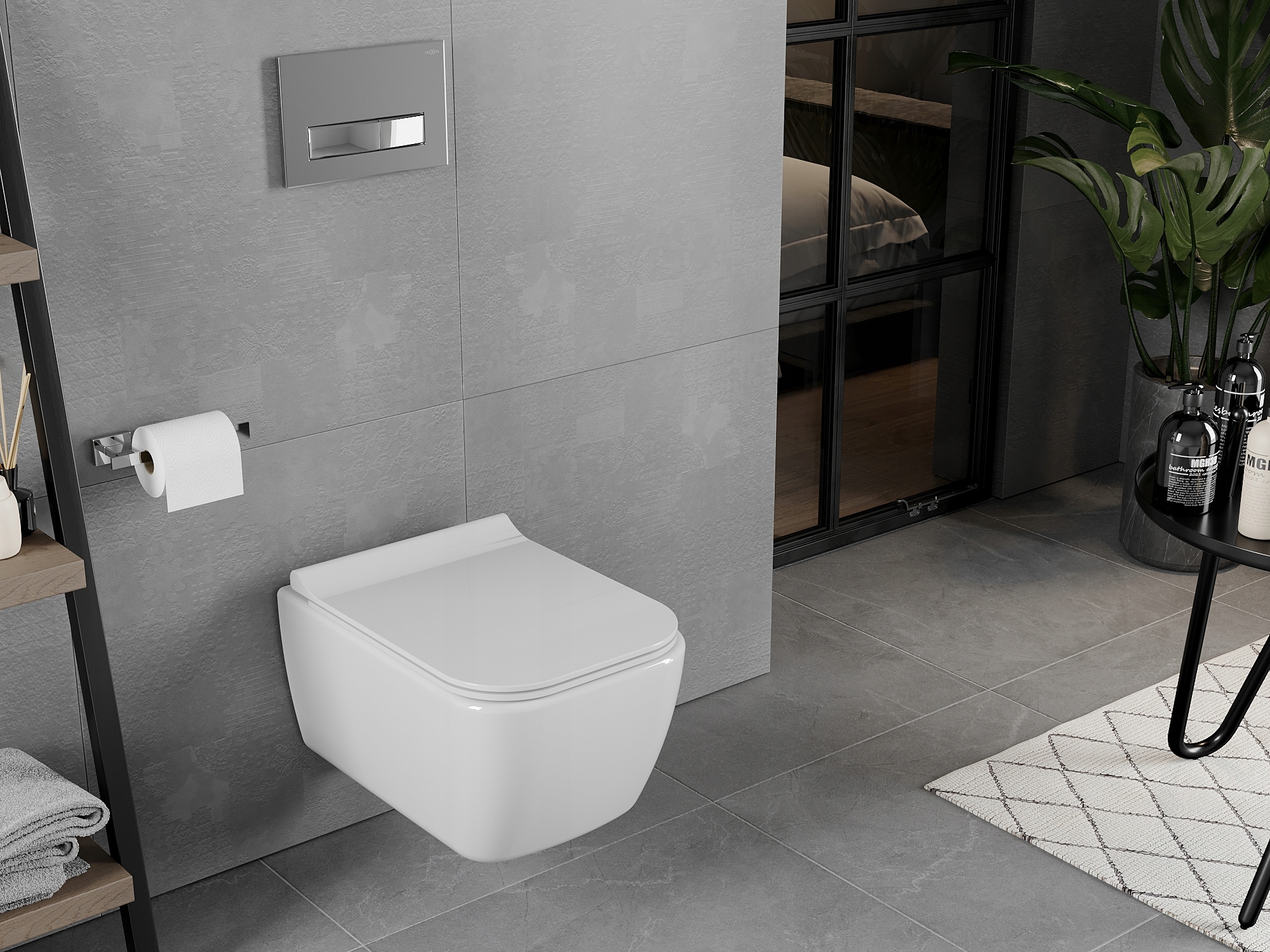 MEXEN ELIS MISKA WC RIMLESS DESKA DUROPLAST SLIM EAN (GTIN) 5907709136748