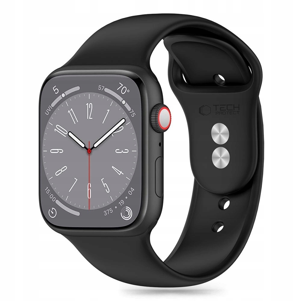 Pasek Tech-Protect Silicone na Apple Watch (38 40 41 mm) czarny