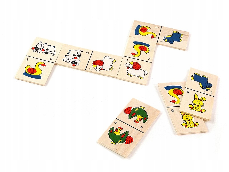 domino drewniane zwierzaki — 3