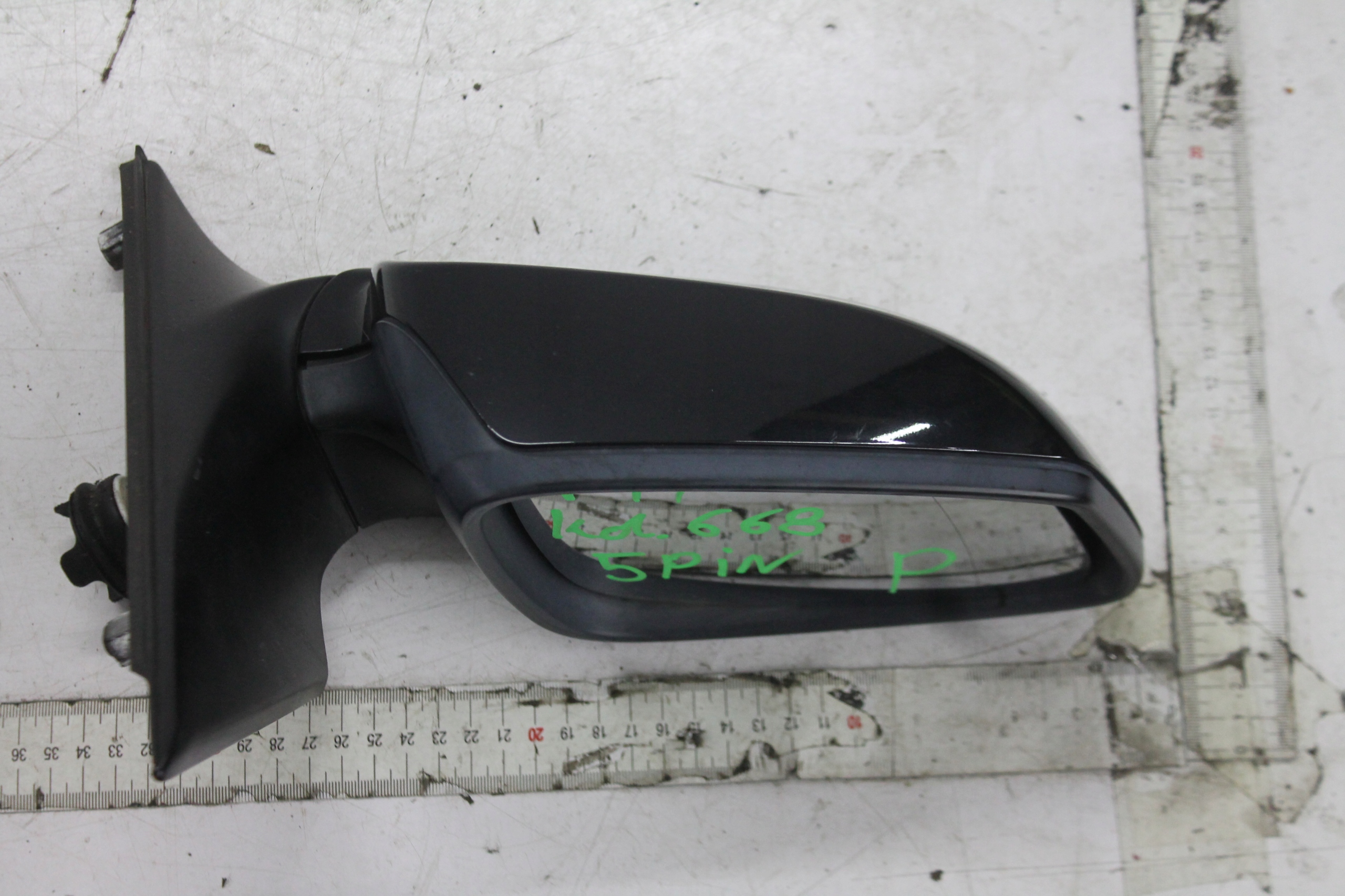 mirror right 5PIN BMW 5 F10 SCHWARZ 2 10-17 UK