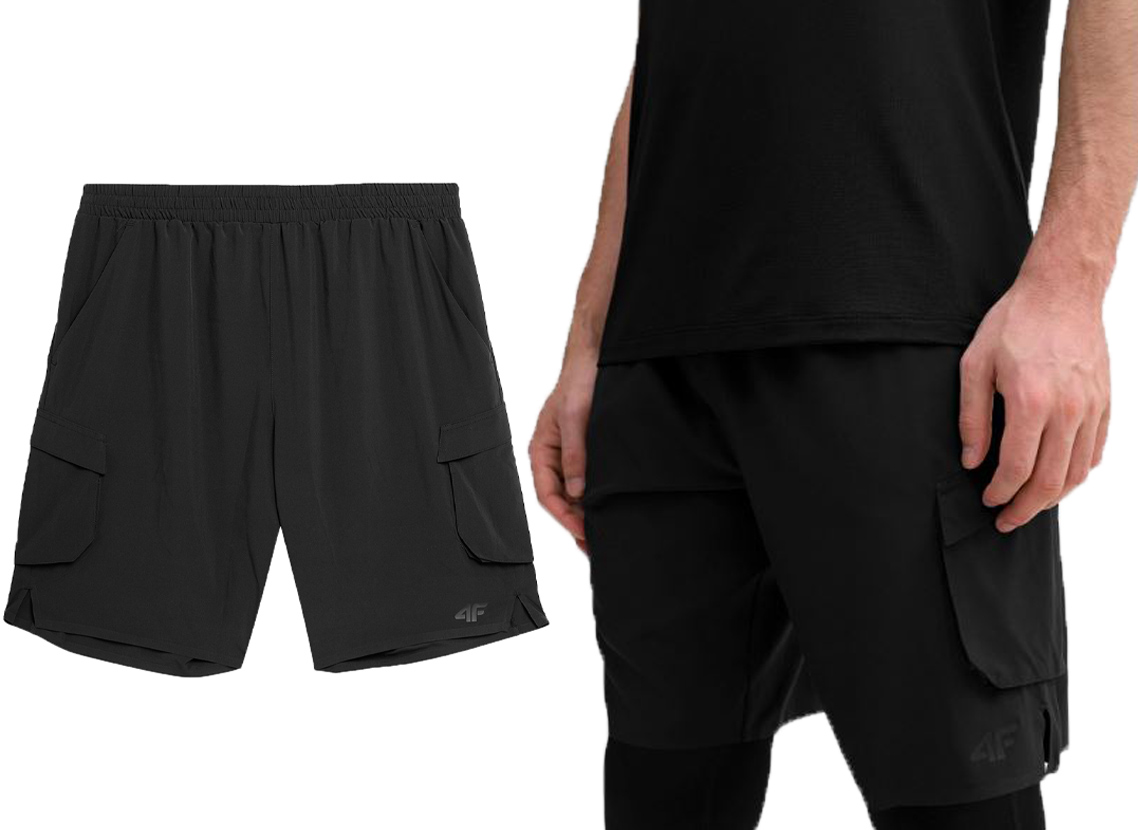 4F kraťasy teplákové kraťasy 4FSS23TFSHM150 20S-3XL