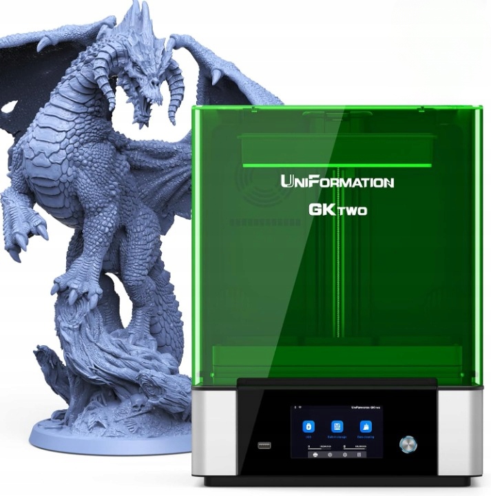 UniFormation GKtwo drukarka 3D z żywicą 8K Msla 10,3" 228x128x245mm nowa